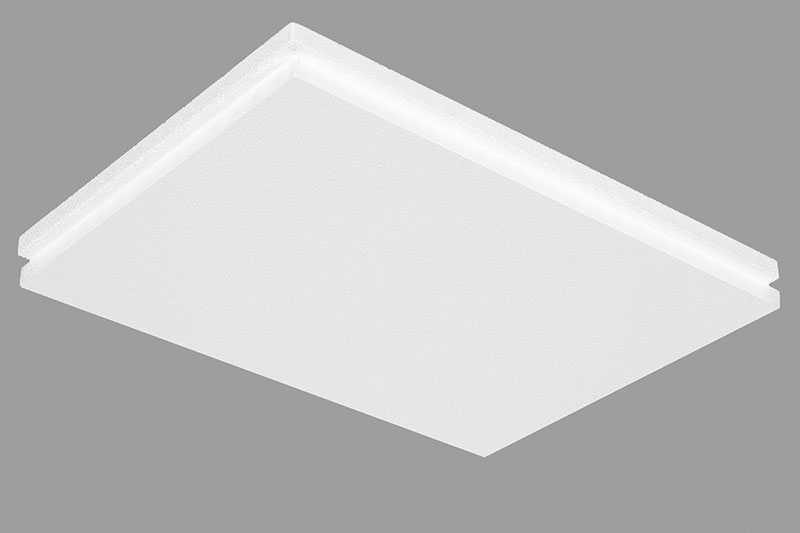 Dämmplatte glatt, ohne Dekor